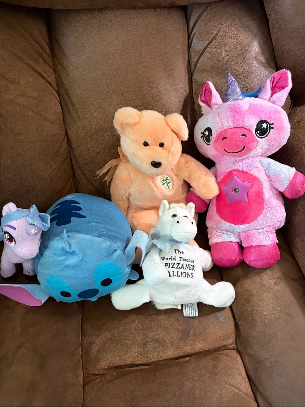Plush Bundle: Disney Stitch, TY Bear Buddy, My little pony and more